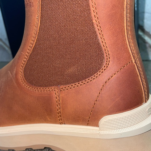 🆕 Sorel Women's Hi-Line Chelsea Boots - Scorch, Tawny Buff, Size 7 - Picture 13 of 15